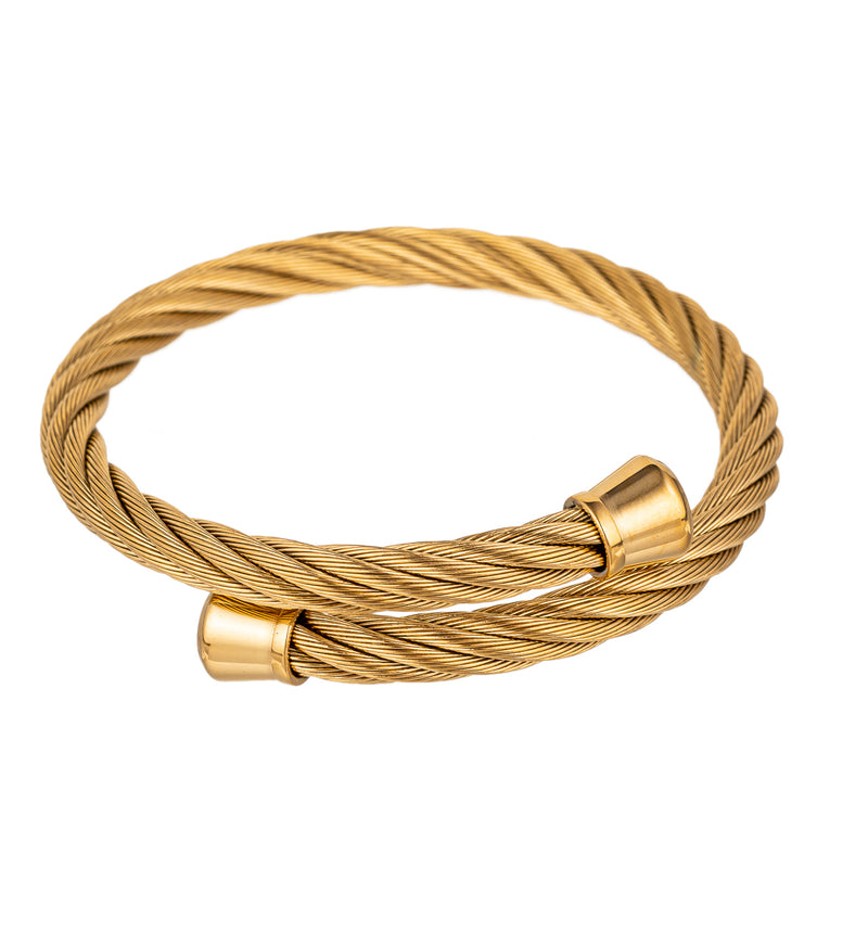 Henry Titanium Wire Cuff Bracelet
