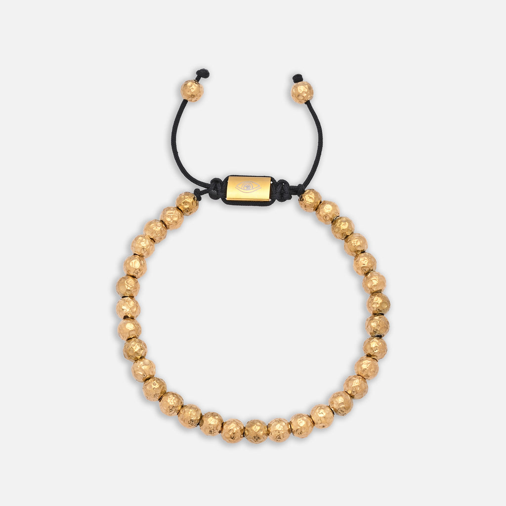 小物 Aram gold beads bracelet the mad shop Rafael Golden Beaded Bracelet – Eye Candy Los Angeles