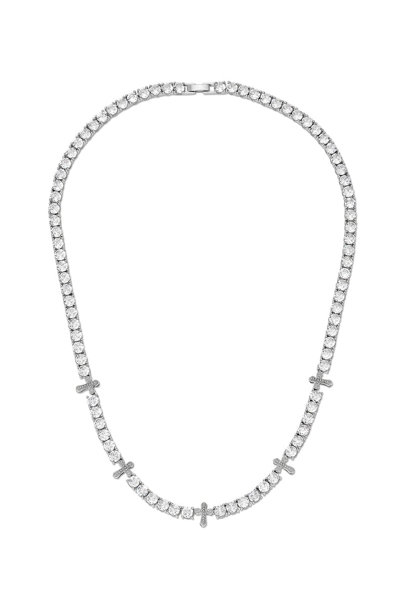 Jacob Cross Tennis CZ Necklace