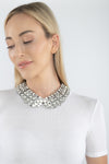 Diana Collar Statement Necklace - Crystal