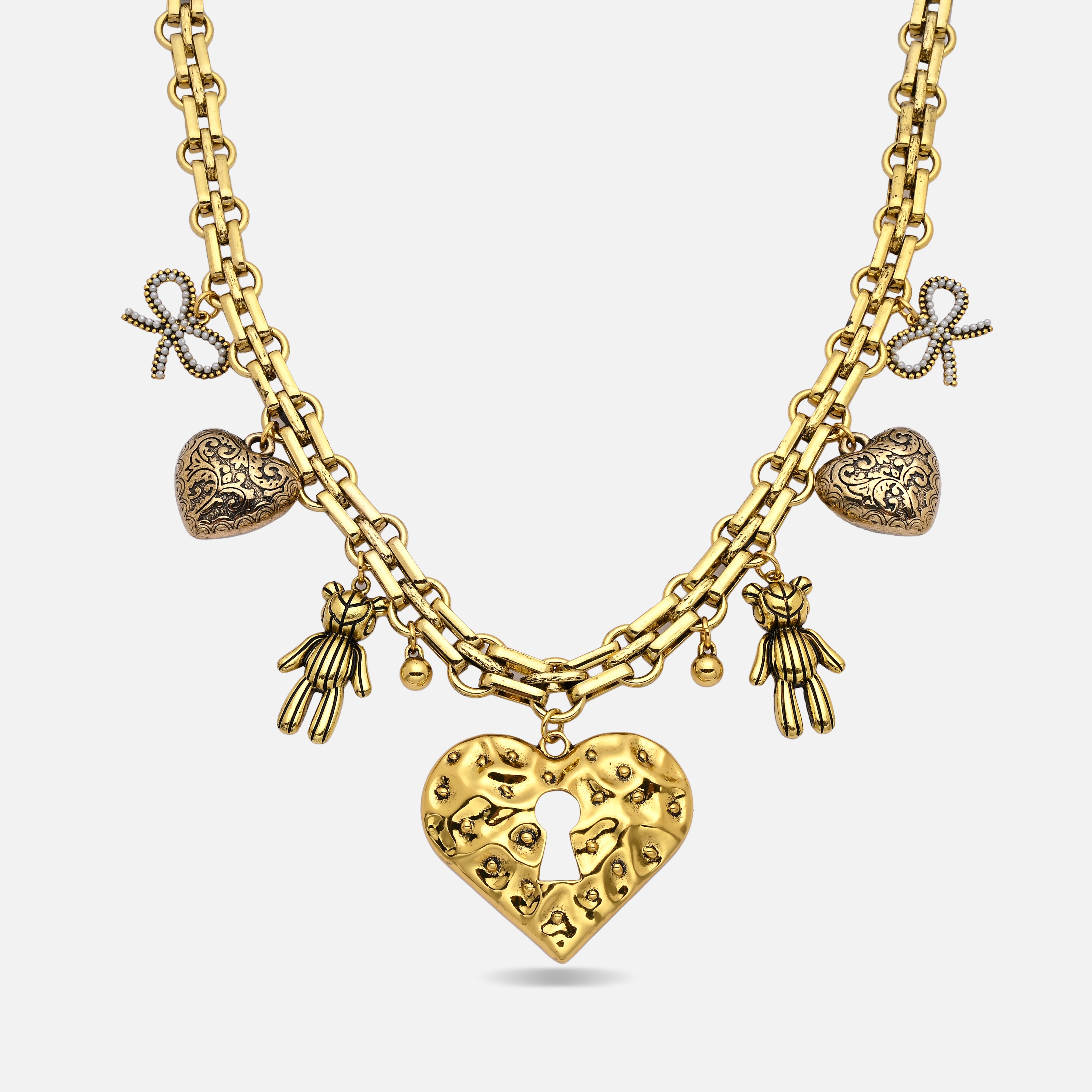 Kara Charm Necklace