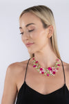 Madison Hot Pink Statement Necklace