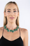 Sloane Collar Necklace - Green