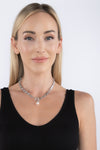 Lillian Silver Tone Necklace
