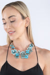 Amata Statement Necklace - Blue