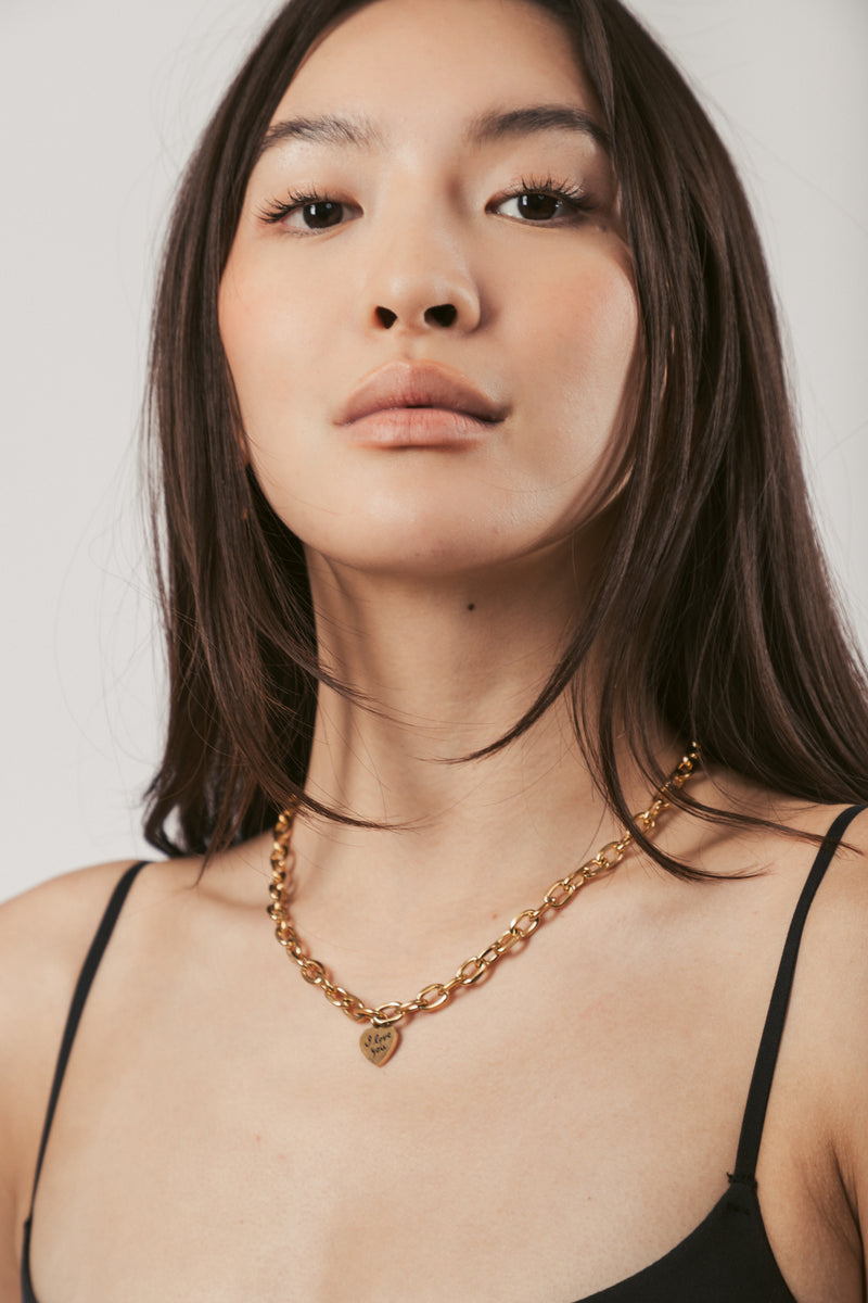 "I Love You" Pendant Necklace