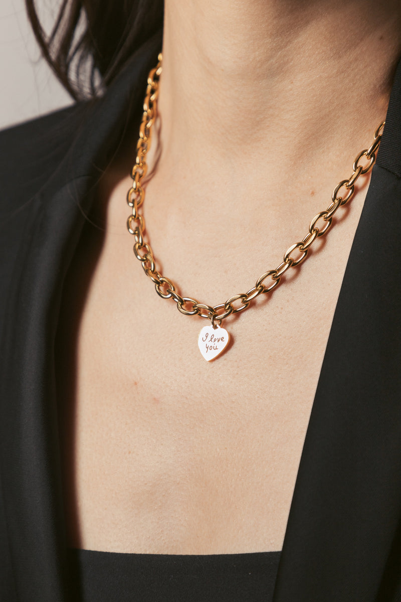 "I Love You" Pendant Necklace
