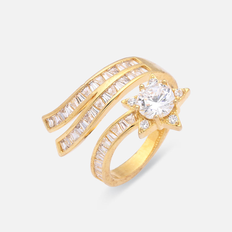 Vela Star CZ Ring – Eye Candy Los Angeles
