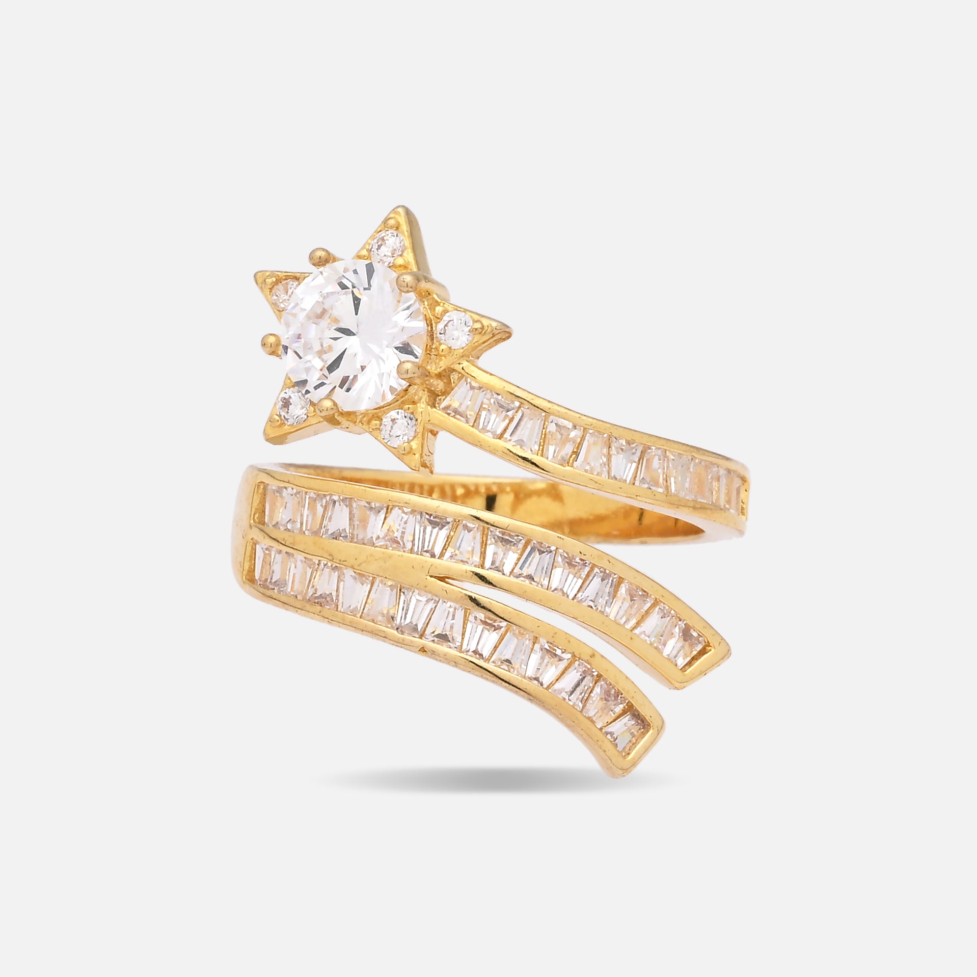 Vela Star CZ Ring