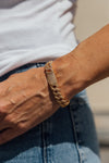 Catherine 18K Gold-Plated CZ Cuban Link Bracelet