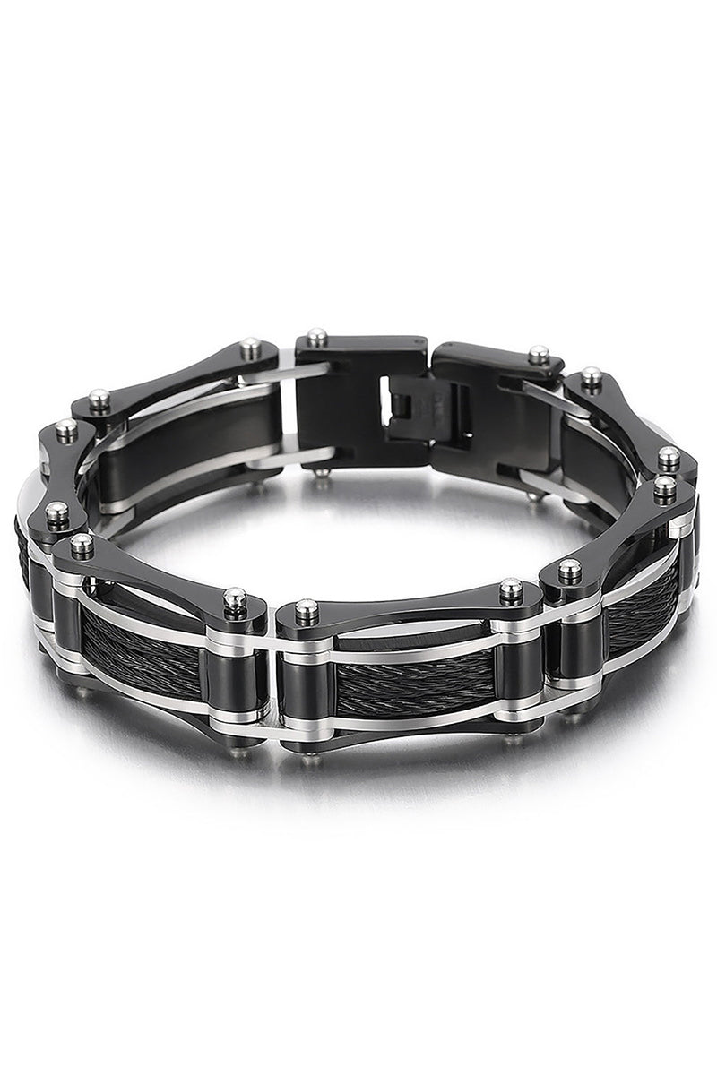 Levi Black Titanium Bracelet