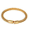 James Titanium Wire Cuff Bracelet