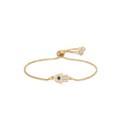 18k Hamsa Pendant Bracelet