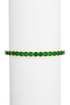 Harper Green Cubic Zirconia Tennis Bracelet