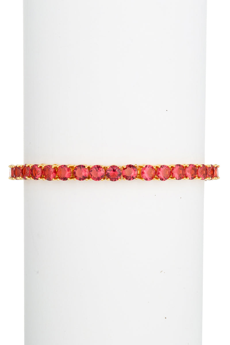Harper Red Cubic Zirconia Tennis Bracelet