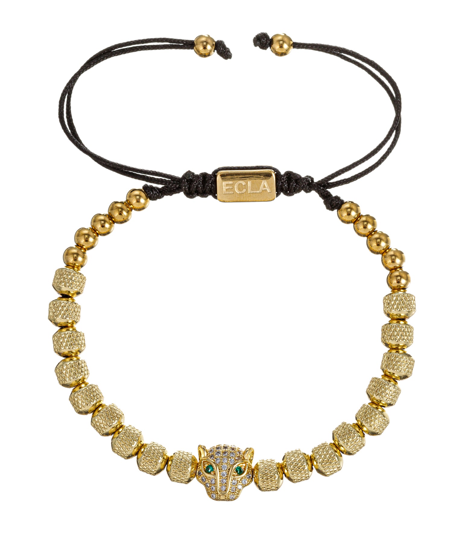 Golden Leopard 3-Piece Bracelet Set