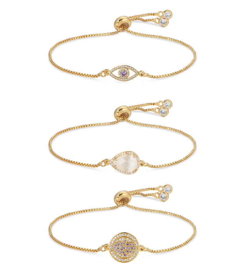 Eye Hamsa Bolo Bracelet