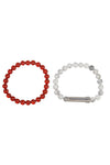 Jean 2 Piece Agate Bracelet Set