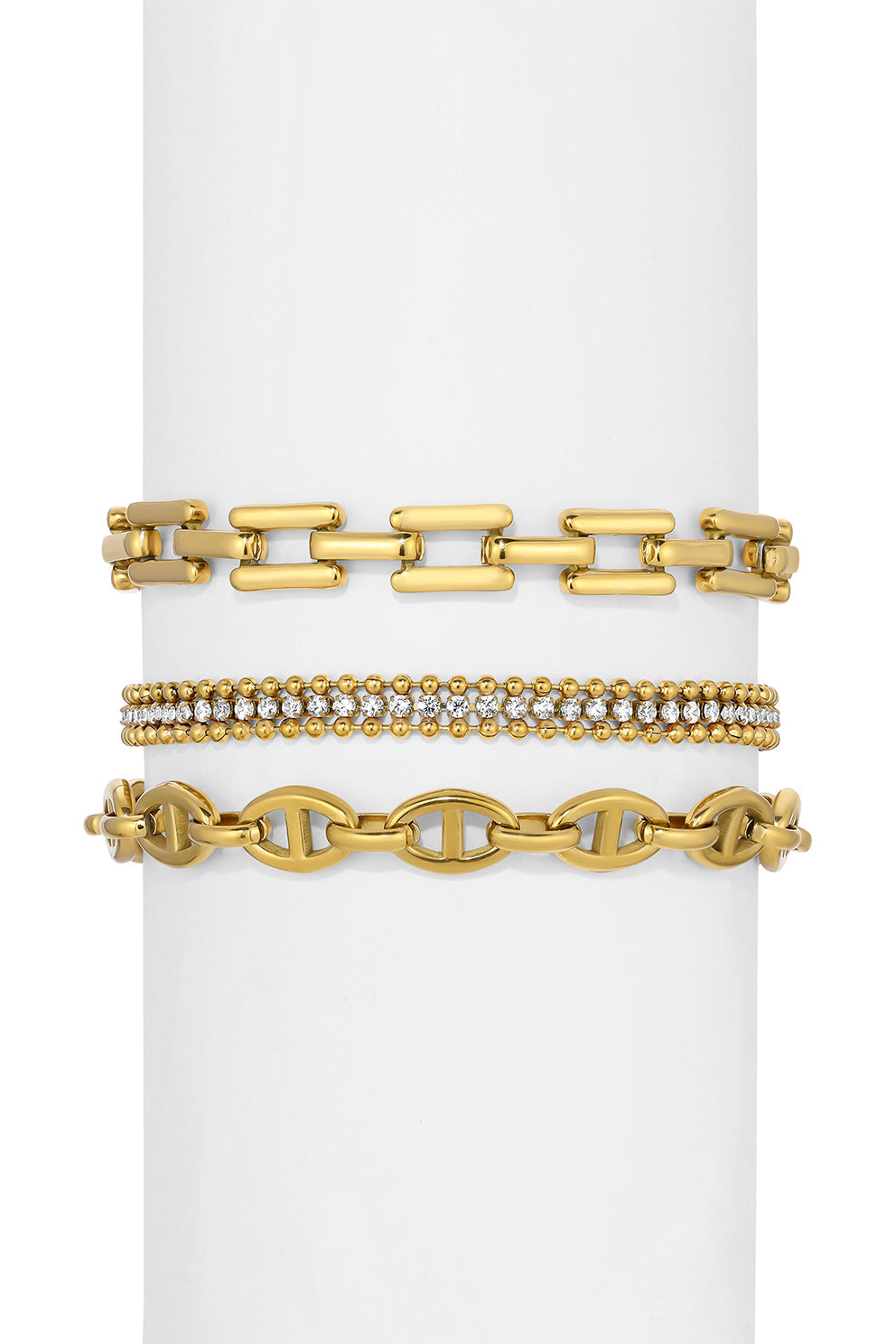 Martina 3-Piece Bracelet Set – Eye Candy Los Angeles