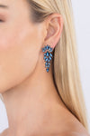 Diana Drop Earrings - Green