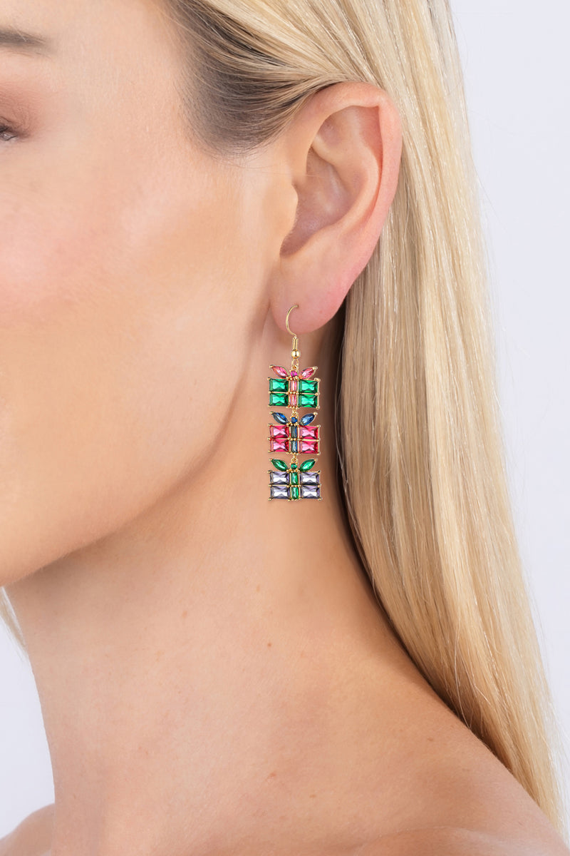 Presents CZ Drop Earrings