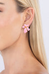 Parisa Enamel Floral Earrings