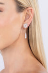 Anahita CZ 18K Gold Plated Drop Earring