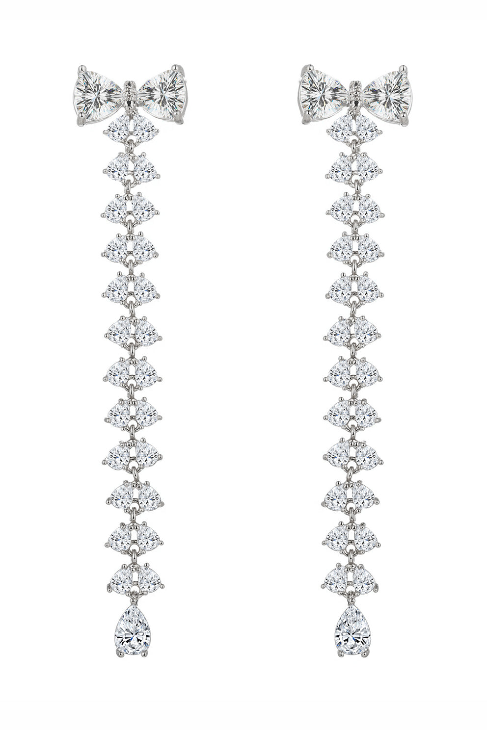 Sofia CZ Bow Earrings