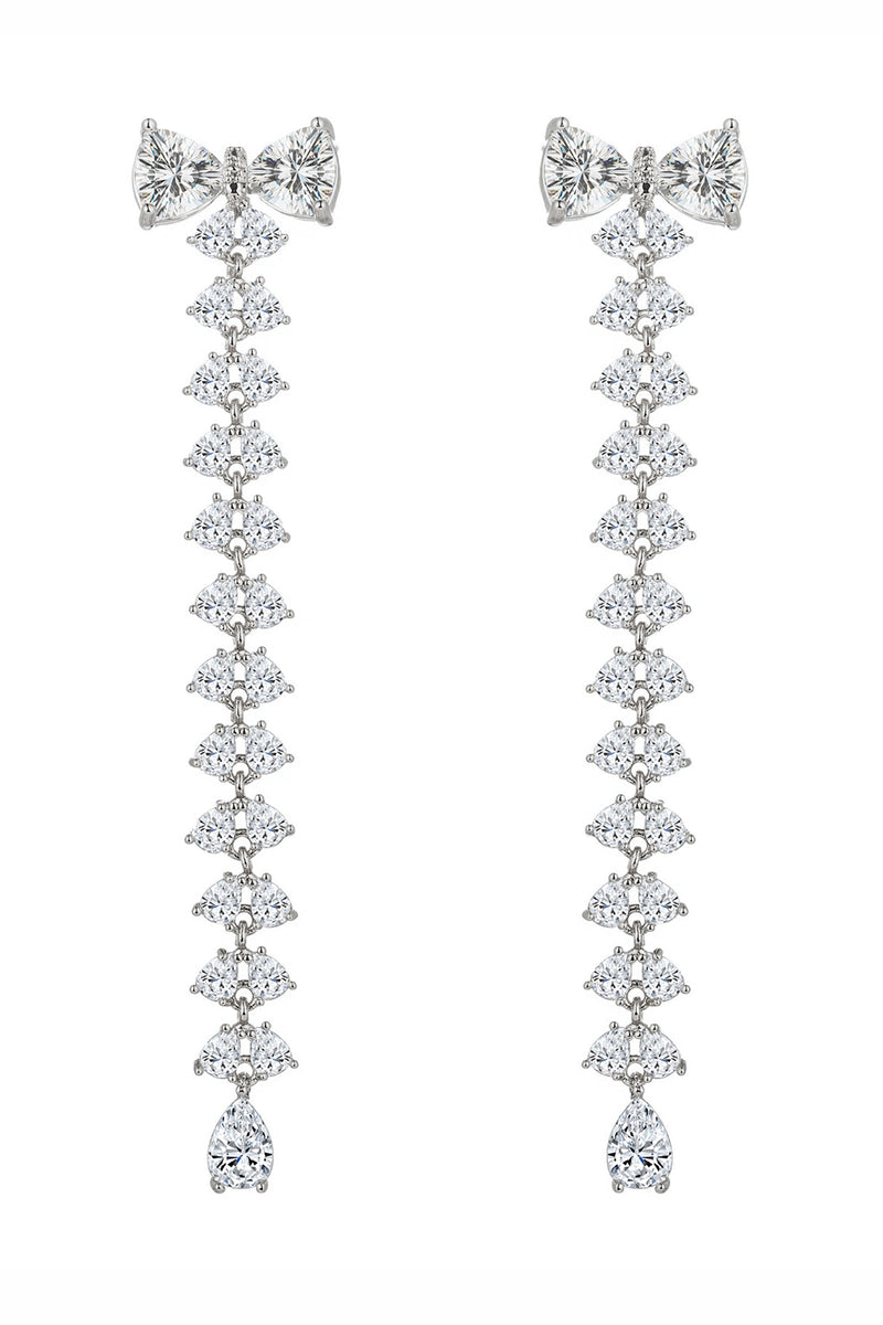 Sofia CZ Bow Earrings