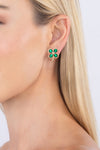 Melody 4 Leaf Clover Earrings