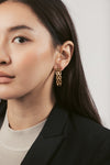 Alma Golden Chain Link Earrings