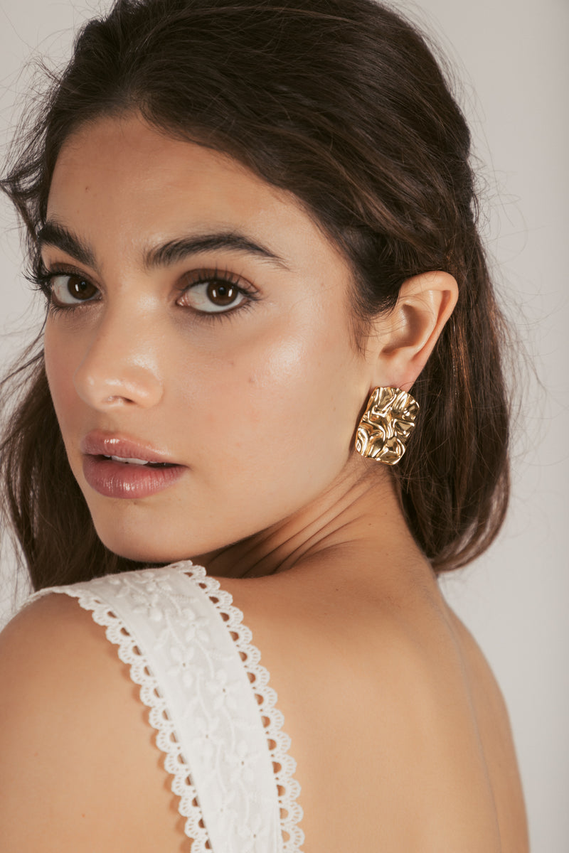Zahra 14K Gold Plated Earrings