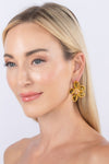 KolabYellow Flower Earrings