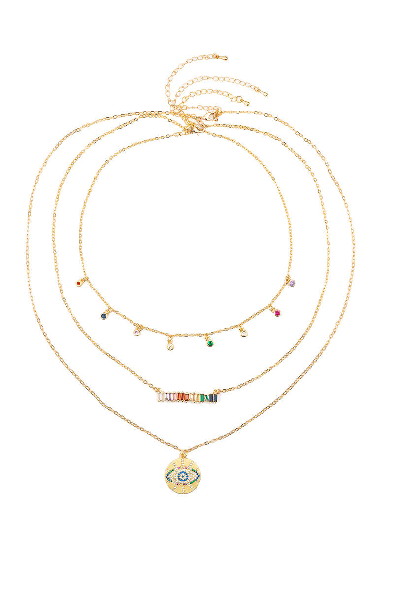 Zien Layered Necklace Set