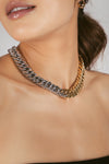 Luxe Nina 18K Gold Plated Titanium Necklace