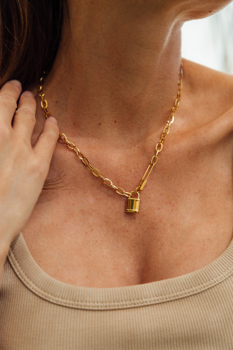 Candace Lock Necklace