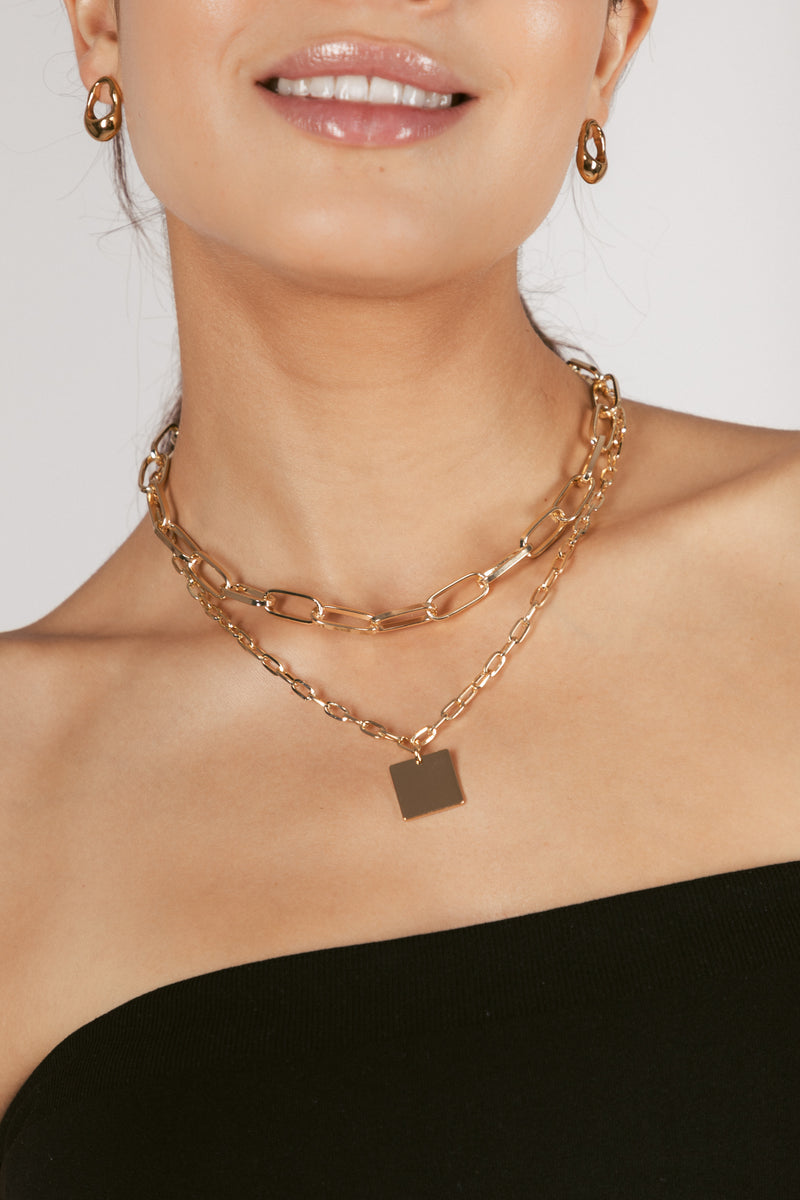 Eleanor Double Drop Necklace