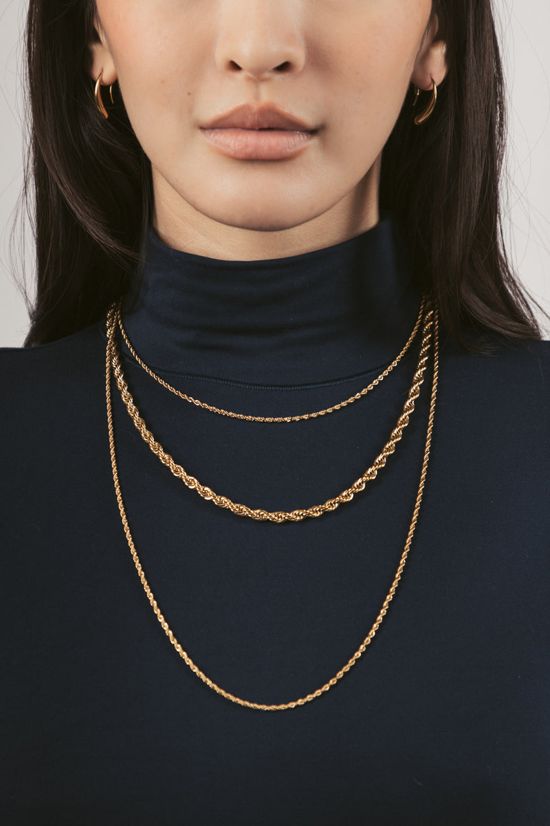 Ellie Triple Chain Necklace