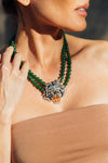 Tiger Head Black Statement Necklace