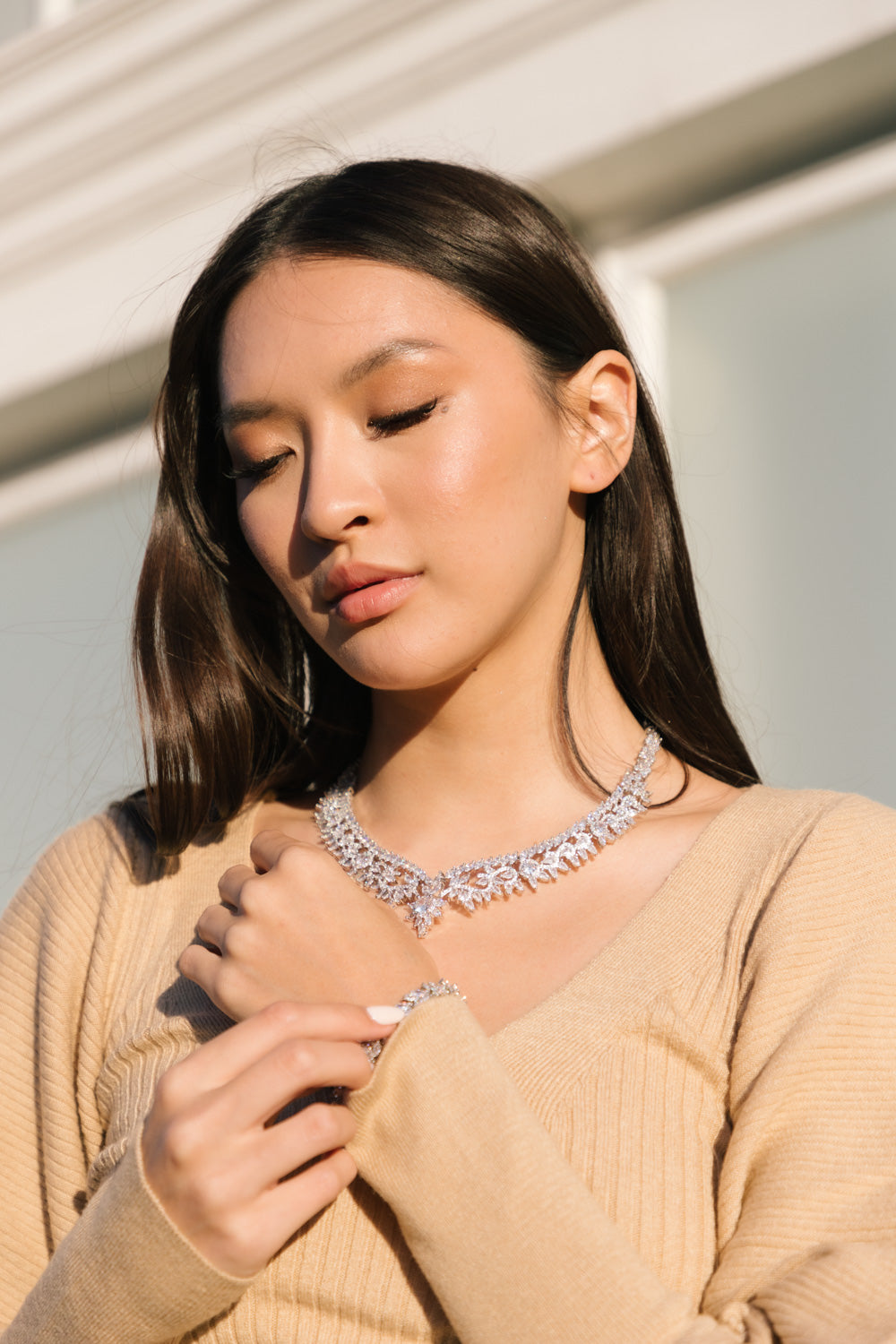 18K Gold Plated Queen CZ Necklace – Eye Candy Los Angeles