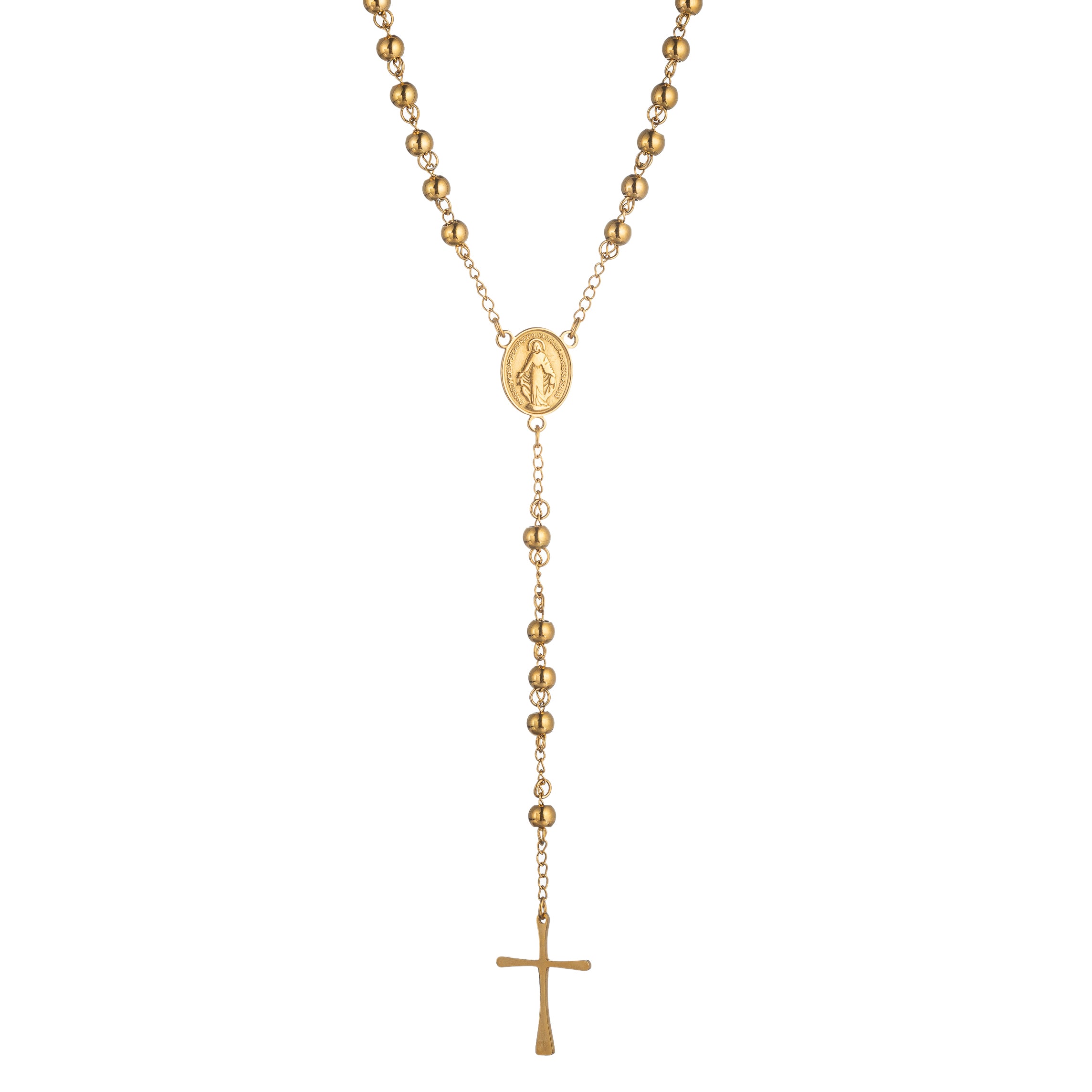 Chris Rosary Cross Necklace