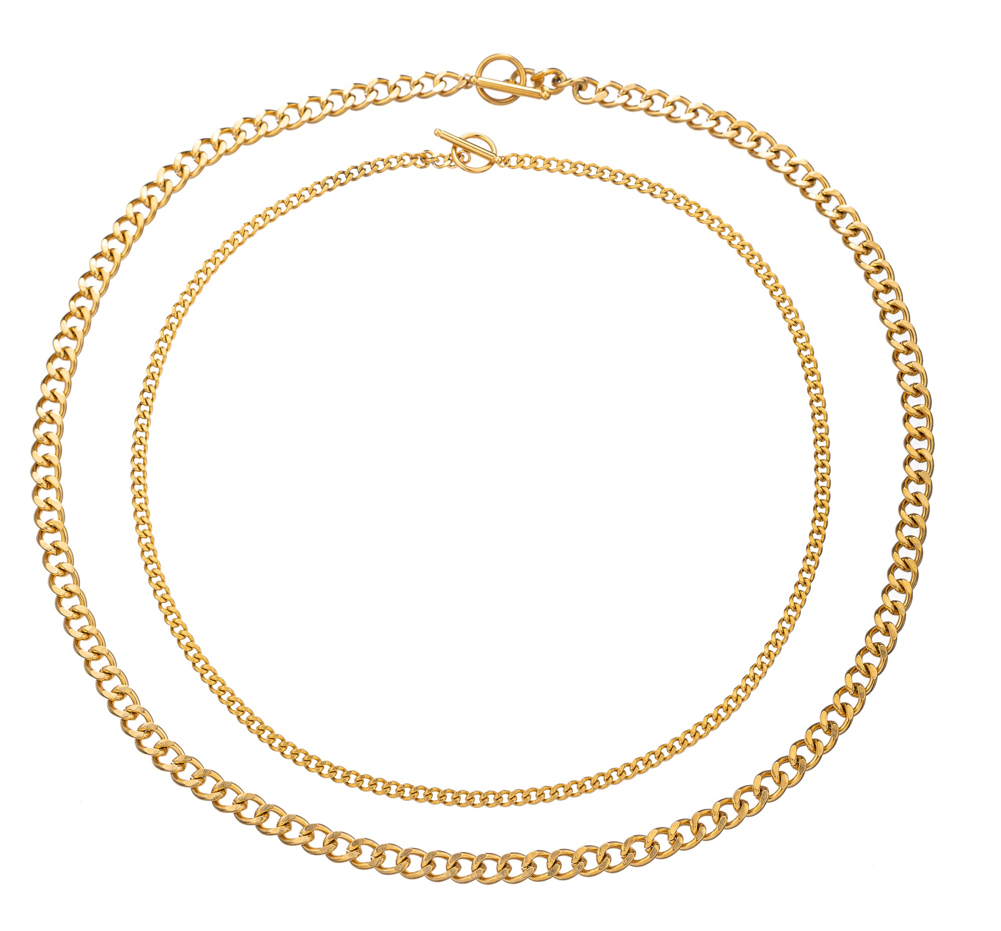 Asher 2 Piece Titanium Necklace