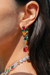 Kate Wedding CZ Crystal Necklace and Earring Set