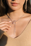 April CZ 18K Gold Plated CZ Earring Set