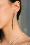 April CZ 18K Gold Plated CZ Earring Set