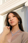 Jennifer Cubic Zirconia & Rhodium Plated Bezel Set