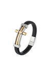 Matteo Corss 2 Tone Bracelet