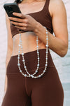 Sofia Baroque Shell Pearl Crossbody Phone Strap