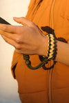 Green Amelia Cobra Weave Phone Charm