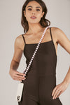 Anora Pink Beaded Crossbody Phone Strap